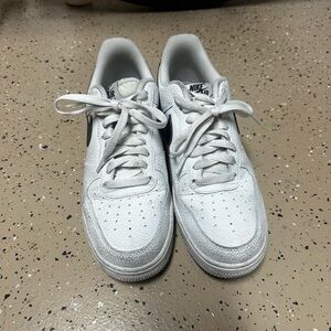 Nike Air White and Black Sneakers UNLV